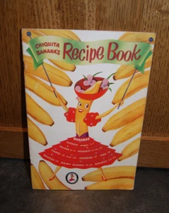 Chiquita Banana's Recipe Book Cookbook Vintage 1956 25-pages United Fruit Co. - Picture 1 of 5
