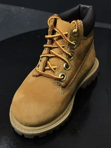 Timberland Toddlers Premium Nubuck Boots Wheat/Brown 12809 Size US 5/EUR 21 - Picture 1 of 8