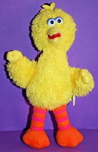 10" BIG BIRD Sesame Street Plush BEAN BAG Toy Bright Colors GREAT Condition! - Picture 1 of 8
