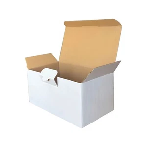 Klappschachtel Faltschachtel Versandschachtel Versand Post 175x100x85mm Weiß - Bild 1 von 24