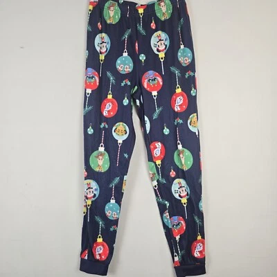 Pantalones de Noche Disney Azul Pequeño Poliéster Mickey Olaf Stitch Chip 'n Dale.C92 Foto 1 de 4