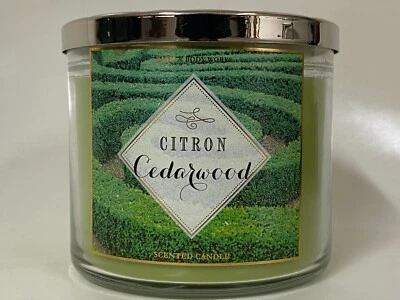 Bath & Body Works Kerze 3-Docht-Duftkerze "Citron Cedarwood" - Bild 1 von 2