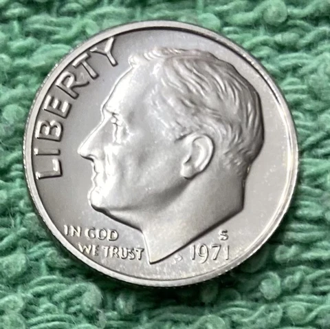 1971-S  **PROOF**  ROOSEVELT DIME - NICE COIN - L@@K AT PICTURES!!!!! Cover
