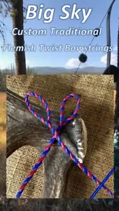 Bowstring Flemish Twist for 60" Recurve (Actual 56"), BIG SKY BOWSTRINGS - Picture 1 of 3