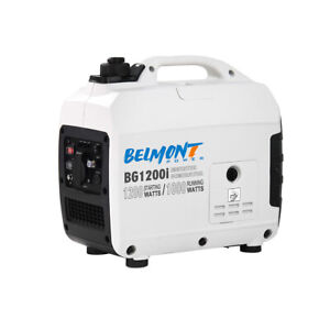 BELMONT Inverter BG1200i / POWER GENERATOR / 1KW, SILENT, Weiß / NEU & OVP