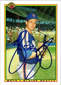 1990 BOWMAN Signed MLB Baseball Autographed Card You Pick for Set