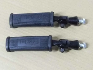 Triumph Tiger Cub F4327 Rear Pillion Footrest c/w Rubber x2 - Picture 1 of 5