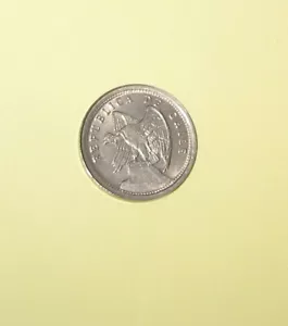 1923 CHILE 10 Centime Coin CONDOR - Picture 1 of 7
