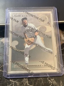 1996 DONRUSS STEEL STATS Alex Rodriguez 8 OF 77 Seattle Mariners Baseball Card 