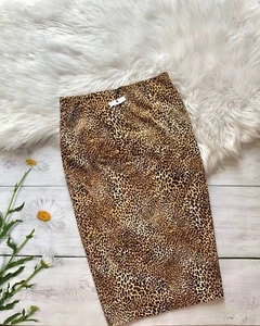 ZARA Trafaluc Vintage Animal Leopardenmuster Bleistift Midirock Neu mit Etikett Größe S - Bild 1 von 5