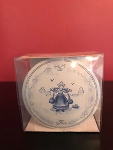 Kaas Ovenschaal Delft Blaaw Ceramic Bowl With Lid Cheese Bowl Special Boska NEW - Picture 1 of 12