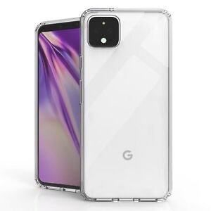 For Google Pixel 5 4A 5G 4XL 3A XL Hybrid Bumper CLEAR TPU Phone Case