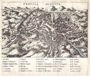 Antique map, Perusia Augusta - Picture 1 of 1