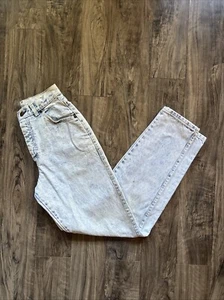 Vintage Levi's Stone Wash Denim 573 Jeans 1988 Brown Tab Women’s Sz 8 High Waist - Picture 1 of 15