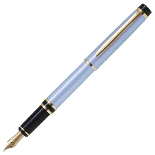 PILOT Mannenhitsu Grance PLFM Fountain Pen Pearl Blue FGRC12SRPLFM NEW - Image 1 of 1