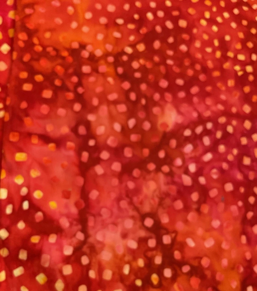 Batik laranja 7/8 jardas 44” de largura 100% algodão - Imagem 1 de 1