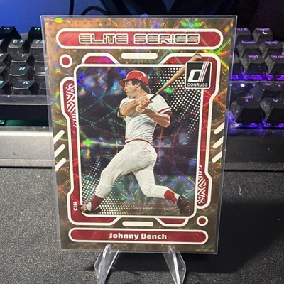 2023 Panini Donruss - Elite Series Johnny Bench #E1 /999 - Image 1 of 3