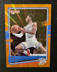 2020-21 Panini Donruss Orange Laser Shai Gilgeous-Alexander #195 - Foto 1 di 2