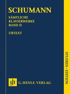 Study Score for Schumann Complete Piano Works Vol 2 Music Henle Urtext 7x10 Book - Picture 1 of 1