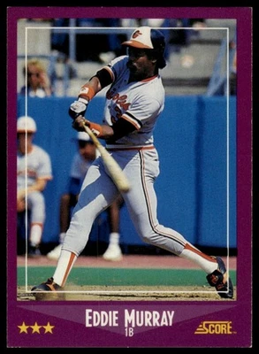 1988 Score #18 Eddie Murray - Image 1 of 2