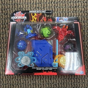 Bakugan 3.0 Battle Confezione da 5 Attacco Speciale Nillious, Mantid, Bruiser, Octogan Blu - Foto 1 di 2