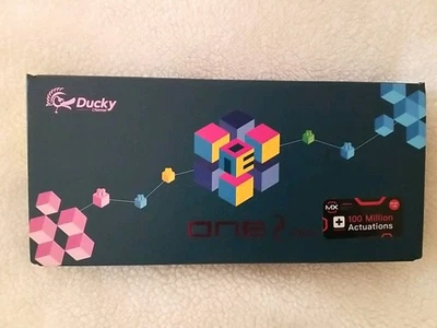 Interruptores Ducky One 2 Mini Blanco Puro Rojo Silencioso RGB LED 60% Teclado Foto 1 de 4