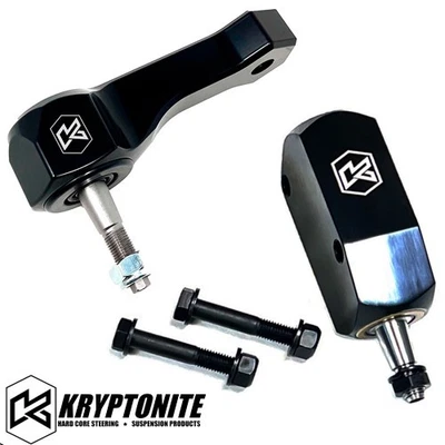 Rueda loca de dirección Kryptonite Death Grip / brazo de soporte 99-06 GM camión SUV 1500 6 orejetas Foto 1 de 4