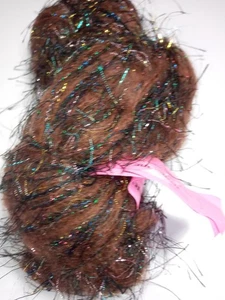 Ironstone Yarn Showstopper #300 Made with 3 Yarns Desert Flower,Eyelash, Mohair - Picture 1 of 2