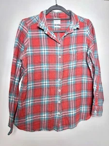 FAT FACE Perfect Shirt 100% Cotton Plaid Tartan Button Front Shirt Size UK 14 - Picture 1 of 5