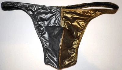 TANGA DE NATACIÓN HOMBRE LÍQUIDO METÁLICO LATÓN/CROMO TALLA L Foto 1 de 4
