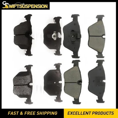 Front Rear Brake Pad Set for 2001 2002 2003 2004 2005 BMW 330i 330xi 3.0L - Image 1 of 3