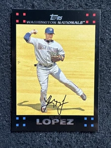 Felipe López #111 2007 Topps Béisbol Cantidad Nacionales de Washington - Imagen 1 de 2