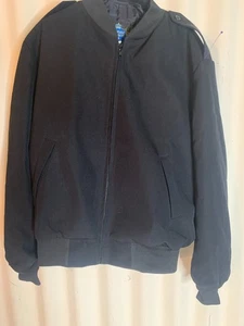 Vintage US Military Bomberjacke Herren 44 S Schwarz Poly Wolle Neptun Garment Co - Bild 1 von 13