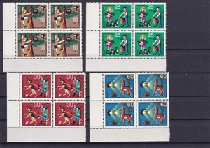 Berlin MNH ** 418-21 SC 9NB88-91 Animal Protection set blks of 4 - Picture 1 of 1