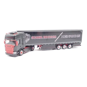 Herpa 306669 1:87 Scania R TL lonas cortina semirremolque Scania Bochum Heinrichs - Imagen 1 de 4