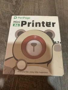 PeriPage Mini A6 Printer - pictures - Labels - Receipts - NEW Factory SEALED - Picture 1 of 4