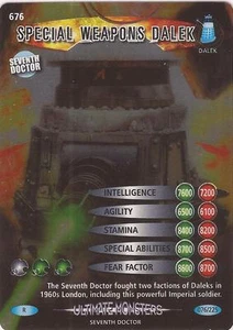 Doctor Who Battles In Time Ultimate Monsters - Rare "Weapons Dalek" Card #676 - Picture 1 of 1