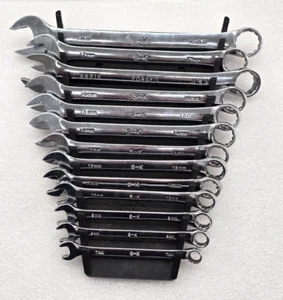 SK Tools SuperKrome 13 Piece 12 Point Metric 7-19mm Combination Wrenches - Picture 1 of 6