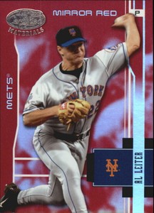 2003 (METS) Leaf Certified Materials Mirror Red #118 Al Leiter/100