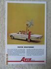 1962 Ad Avis Rental Cars Vacation Breakthrough