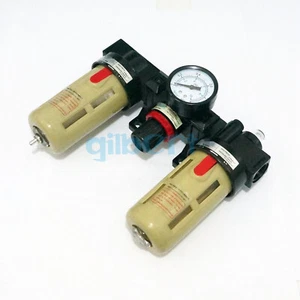 Unidad de tratamiento de fuente de aire G1/4"" 3/8"" 1/2"" lubricante neumático + filtro + regulador - Imagen 1 de 18