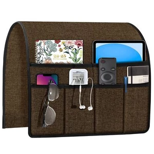 Armchair Caddy for Couch Remote Control Holder Recliner Armrest Organizer - Picture 1 of 6