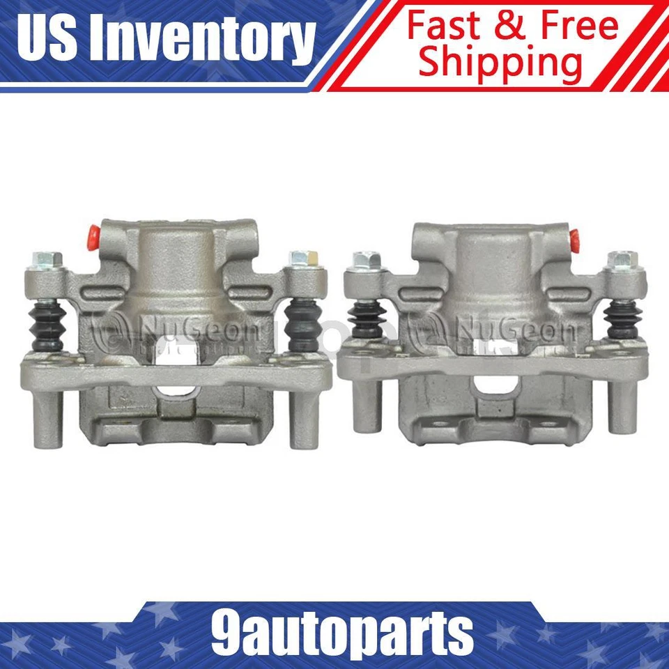 Par de pinzas de freno de disco traseras con soporte para Jeep Compass 2007-2016 Foto 1 de 4