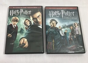 HARRY POTTER Order Of The Phoenix & Goblet Of Fire DVDS Widescreen - Imagen 1 de 4