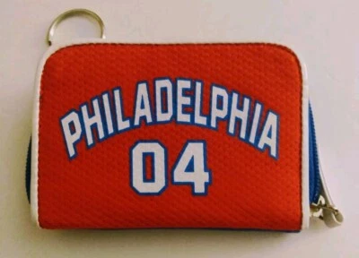 Philadelphia #04 Cartera Llavero Rojo Blanco Azul Con Divisores Nueva Sin Etiquetas Foto 1 de 4