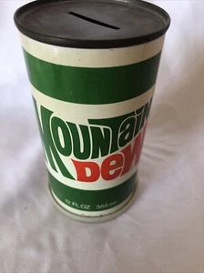 VTG Mountain Dew Piggy Bank 9” Tall-Pepsi Co Americana Soda Antique - Picture 1 of 8