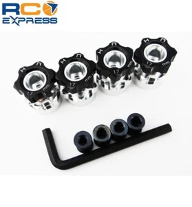 Traxxas Slash 4x4 LCG Rally Telluride Aluminum 17mm Hub Adapters +6mm WH17HS01 - Picture 1 of 3