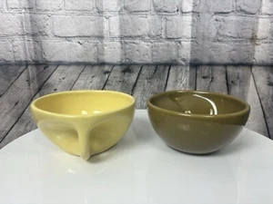 ELAN MCPHERSON FLAVOUR DESIGN BUDDHA BOWL BECHER SUPPE MID CENTURY MOOSGRÜN/GELB - Bild 1 von 9
