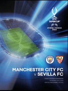 SUPER CUP 2023 MAN CITY v SEVILLA PROGRAMME MANCHESTER SEVILLE - Picture 1 of 1