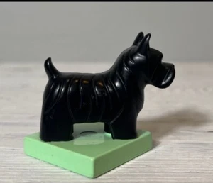 De colección Lego Duplo Negro Scottish Terrier Perro Scottie Mascota Años 90 Betsy's Dormitorio - Imagen 1 de 7